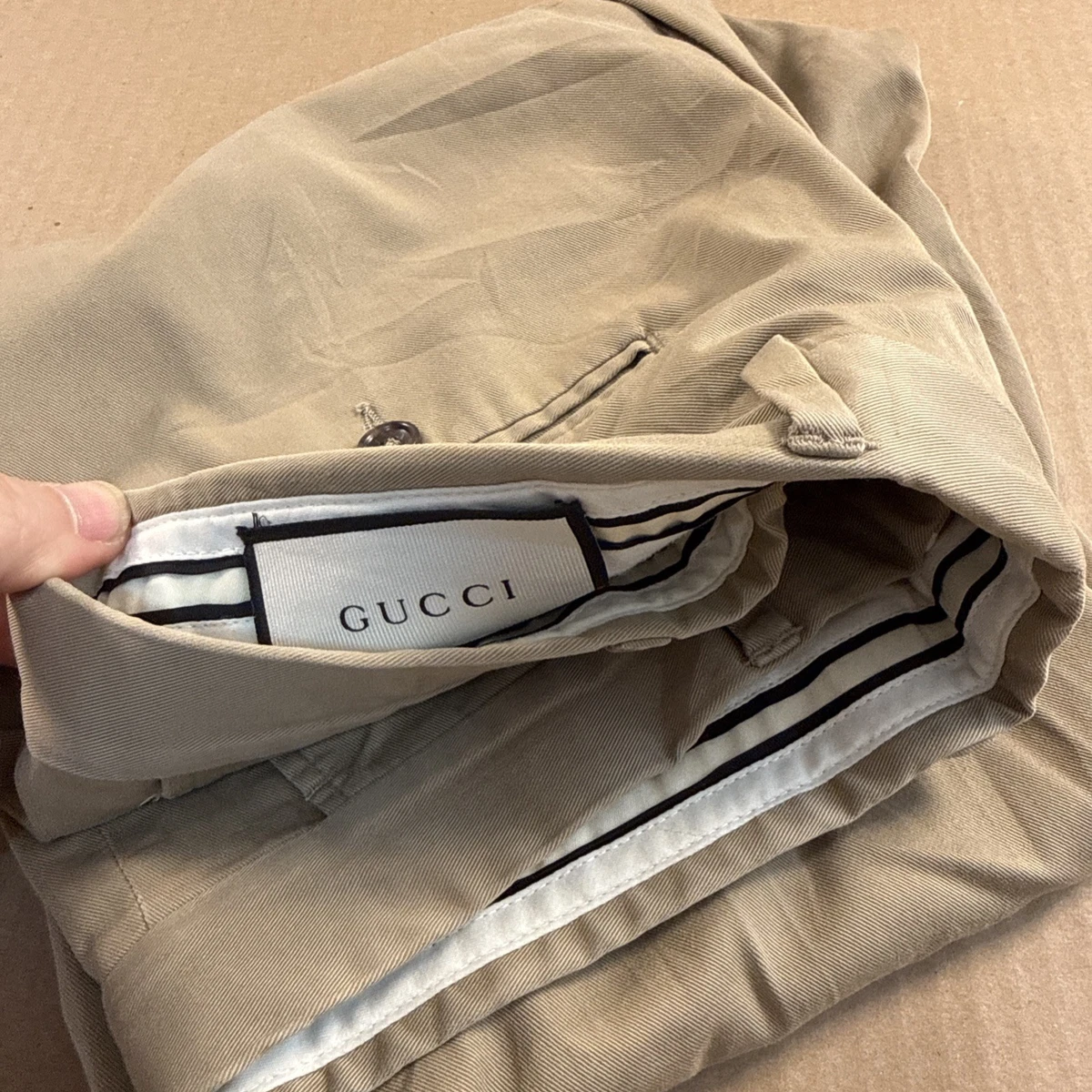 Gucci Beige Pants for Men for sale | eBay