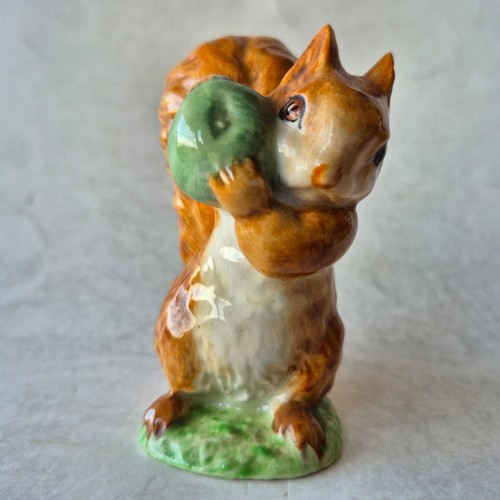 Figurina Vintage ©1948 Beswick Inghilterra Beatrix Potter's 35/8" SQUIRREL NUTKIN BP3b - Foto 2 di 8