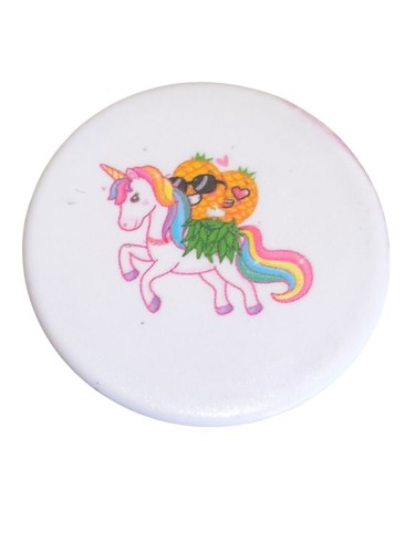 Pineapples Riding Rainbow Unicorn Popsockets Phone Grip