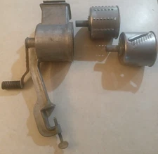 VINTAGE KITCHEN CRAFT HAND CRANK GRATER & SLICER WEST BEND,WISCONSIN