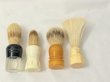Old Vtg Shaving Brush LOT Ever-Ready Buffalo Opal Made-Rite 649