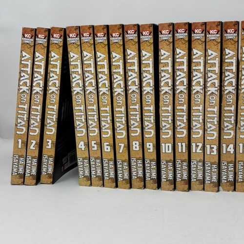 Attack on Titan englischer Manga Teilset (Vol. 1-25) Taschenbuch Hajime Isayama - Bild 2 von 10