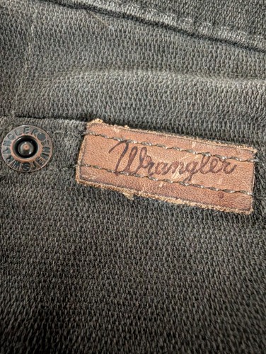 Wrangler Texas Khaki Brown Stretch Denim Jeans W34 L30 - Picture 10 of 15