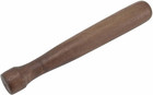 Wooden Muddler, Lacquered Walnut, Brown, Medium