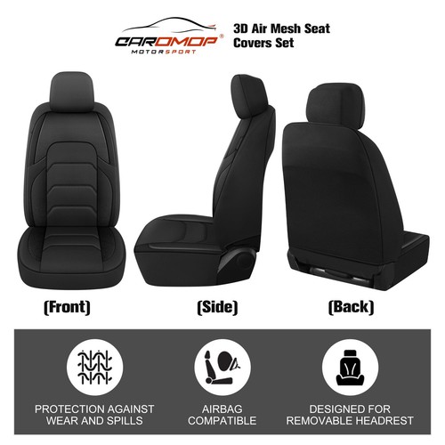 3D Air Mesh Car Seat Covers 2 Front Seats,Breathable and Durable Seat Covers ... - Picture 3 of 7