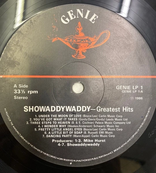 Showaddywaddy - Greatest Hits Vinyl LP (LP Record, Compilation) - Image 3 of 4