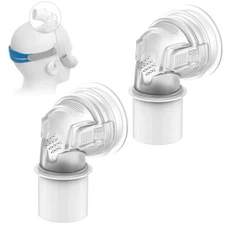 2 Packs Replacement Swivel Elbow Connector Compatible with Airfit N30i&P30i&F...