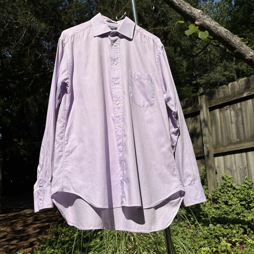 BURBERRY of London Lavender Shirt—15,25 x 34—100’s 2-Ply Cotton—Made in USA—VG - Bild 3 von 13