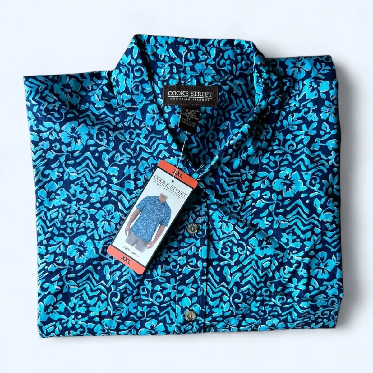 Camisa Hawaiana Havana Jacks Seda Y Botones De Coco Xl. Foto | Envío Gratis