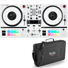 Hercules DJ Control Inpulse T7 White, Limited Edition w/ Hercules Travel Bag KIT