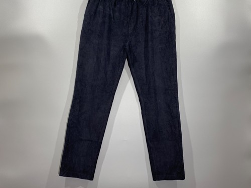 FOLK Men's Black Corduroy 100% Cotton Tapered Regular Fit Pants Size 4 / 50 / L - Picture 7 of 18