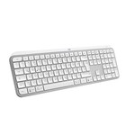 Logitech MX Keys S - Kabellose Bluetooth Tastatur in Hellgrau für präzises Tippe