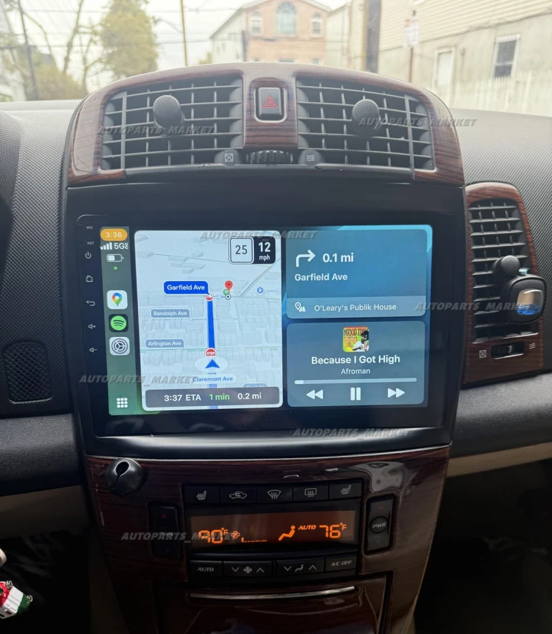 4+64GB Android 15 Car Radio Stereo For Cadillac CTS SRX 2003-2007 GPS Carplay Foto 3 de 4