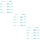  3 Pieces Streudeko Geburtstag Geburtstagsparty-Dekoration Bankettdekoration