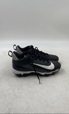 Nike Boys Alpha Menace 4 Shark FQ4016-001 Black White Football Cleats Size 5.5Y
