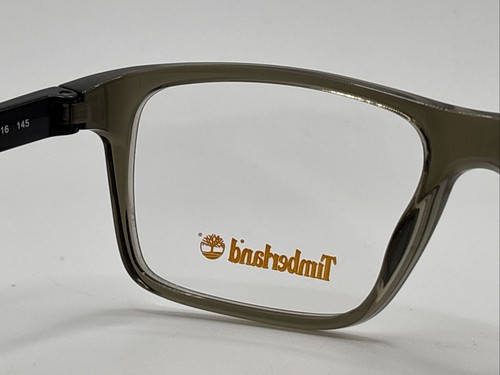 Timberland TB1744 096 55/16 145 Gafas de borde completo gris transparente para hombre A4586 - Imagen 9 de 23