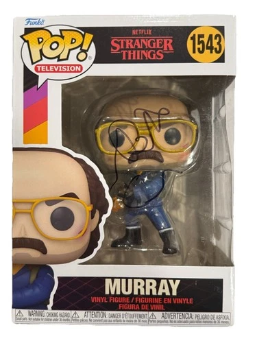Stranger Things Murray  #1543 Funko Pop Autographed Brett Gelman