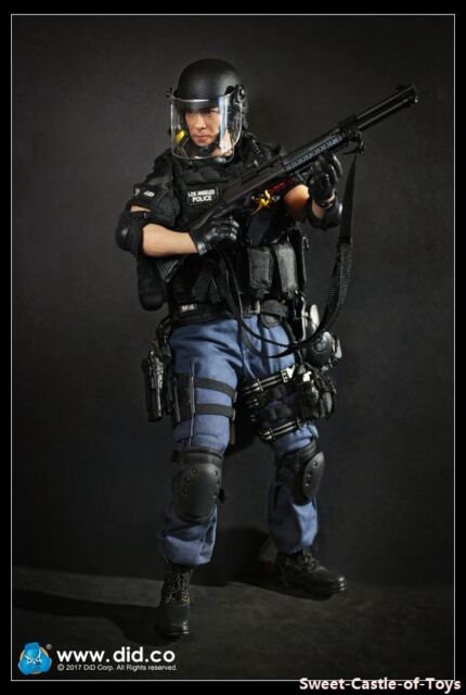 DID LAPD SWAT 3.0 Takeshi Yamada 3 Gloved Hand lot 1//6 toys Police 3R