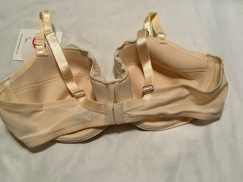 Evollove Rose Blush Pastel Tan Gardenia Balconette Full Fit Bra 36D L23-0041 New - Picture 4 of 10