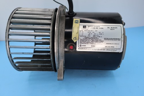 Emerson Motor AERO Oil Burner 2.8 A 1725 RPM 1/8 HP S55GYKSL-5817 6 1/4'' Wheel - Picture 3 of 7