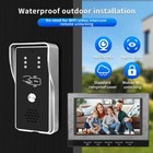 7" Monitor Villa Apartment Multi Room Unlock Visual Doorbell Intercom System