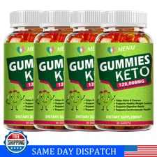 Advanced Weight Loss Keto Gummies Ketone Fat Burner Dietary Supplement 1-4Pack
