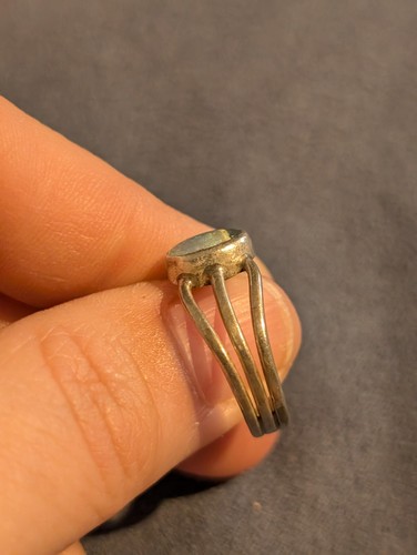 Sterling Silver Ring (RGST-I) Unknown Mark Size 5 - Picture 3 of 13