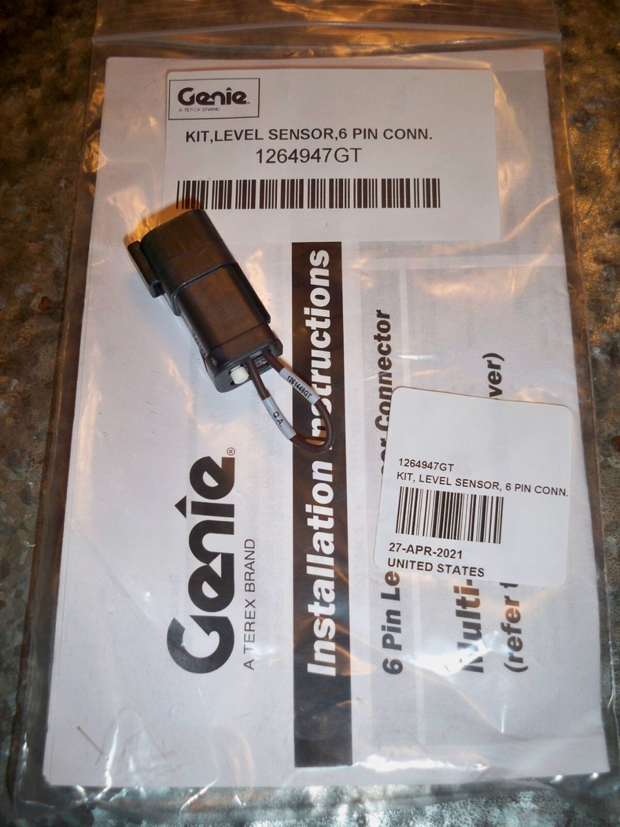 Genuine Genie Part # 1264947GT 1264947 KIT, LEVEL SENSOR, 6 PIN 