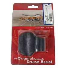CRAMPBUSTER CB2 WIDE BLACK MOTORCYCLE HAND FATIGUE CRUISE ASSIST THROTTLE