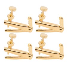4 PCS Violin Fine Tuners for 4/4-3/4 Violin Alloy String Adjuster Rust M3R2