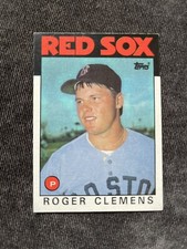 Roger Clemens 1986 Topps #661 Baseball Card Red Sox