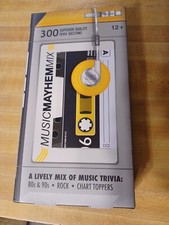 Music Trivia- Professor Puzzle Music Mayhem Mix Trivia Card Party Game - NEW!