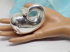 Tiffany Co. Sterling Silver 925 Whale Baby Rattle