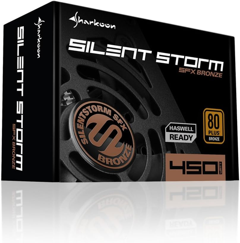 Psu Sfx 450W, 80Plus Bronze - Foto 3 di 12