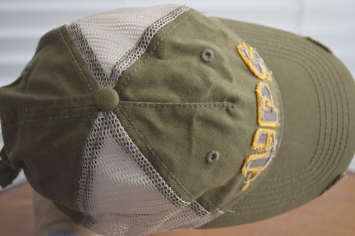 Green Vented Meshback Adjustable Baseball Hat Cap - Picture 8 of 10