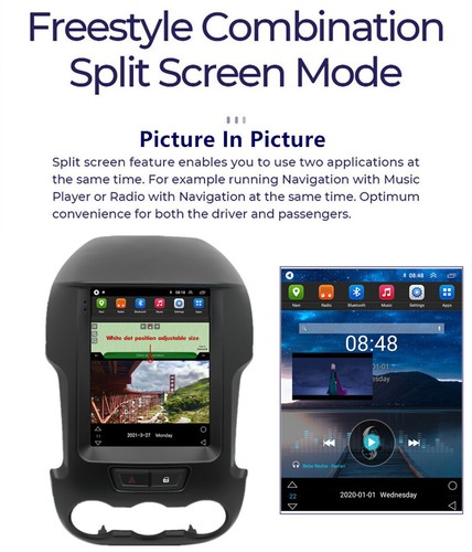 9.7" Android 11.0 Autoradio GPS Wifi FM 2+32GB für 2011-2015 Ford Ranger Carplay - Bild 10 von 24