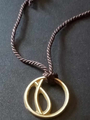 VINTAGE TERRA SANCTA GUILD Phila PENDANT NECKLACE - Picture 2 of 7