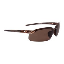 Polarized Safety Glasses with High Definition Brown Lens and Brown Frame