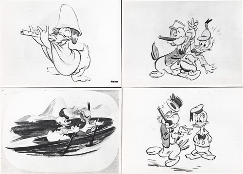 10 rares images originales-Saludos Amigos-WALTDISNEY-1942 -13x18cm-NB-cartolines - Picture 1 of 4