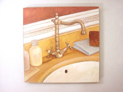(28551) CUADRO TABLA BAÑO GRIFO BAÑO VARIADO - Picture 5 of 8