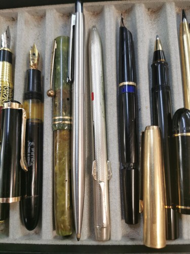 Konvolut Montblanc, Pelikan, Prima, IBIS, Student, & Kugelschreiber in Silber - Bild 10 von 12
