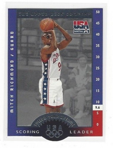 1996 cubierta superior EE. UU. BALONCESTO FOLLOW YOUR DREAMS PLATA INTERCAMBIO CONJUNTO INDIVIDUAL - Imagen 13 de 22
