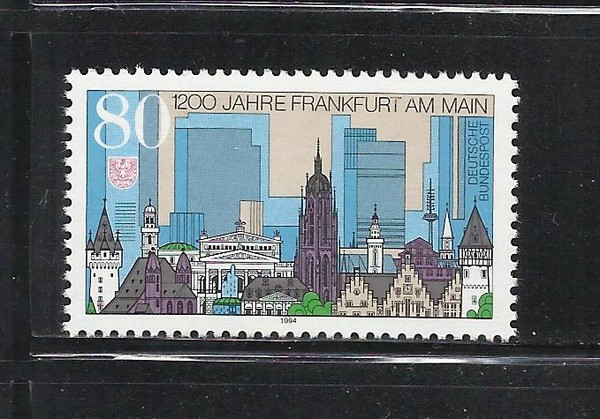 ALEMANIA, (R.F.A.). Año: 1994. Tema: 1200º ANIV. DE LA VILLA DE FRANCFORT.
