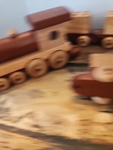 Wooden Handmade Aven Bacons,24count Crayon Train,Gift, Decor. - Picture 14 of 22
