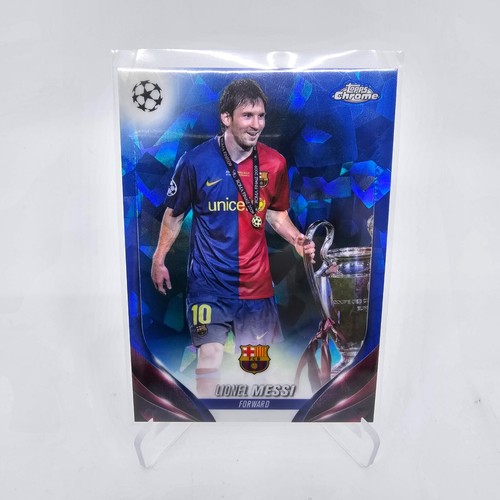 LIONEL MESSI 2023-24 Topps Chrome UEFA Sapphire CVS-3 Image Variation 🔥