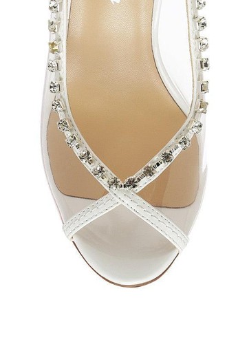 Camarine Clear Stiletto Sling-back - Picture 11 of 14