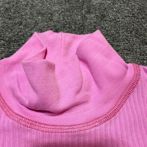 J Crew Sport Girls Sweater Large Pink Turtleneck Pullover Long Sleeve Made USA - Picture 8 of 11