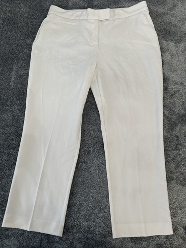 Investments Petites Damenhose Passform Größe 14 PS cremefarben/elfenbein Taschen/zulaufend/neu ohne Etikett