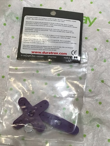 DuraTrax DTXM6051 Servo Arm JR Purple DX450 - NIP - $9.99 ships free - Picture 3 of 3
