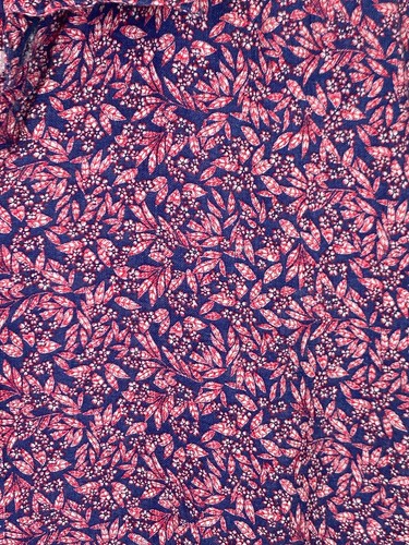Rodd & Gunn Navy Red Floral Shirt 100% Linen Short Sleeve Smart Casual L - Picture 6 of 9
